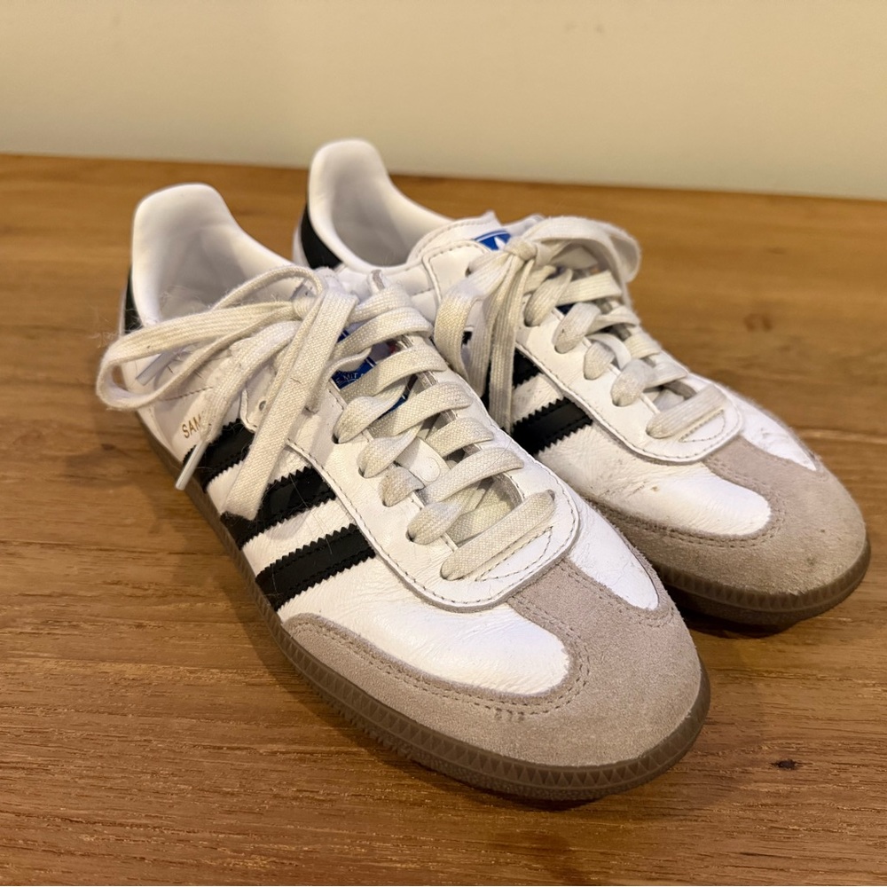 Adidas Women’s White, Black Sneakers